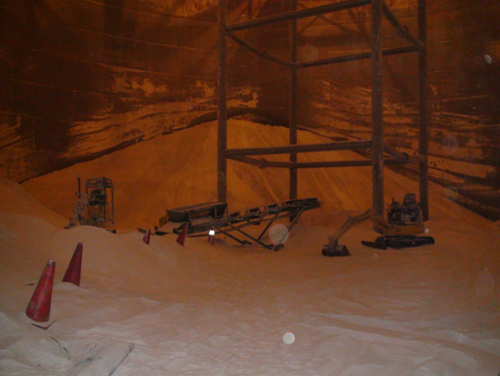 Nettoyage de silo, réservoir (espace clo)