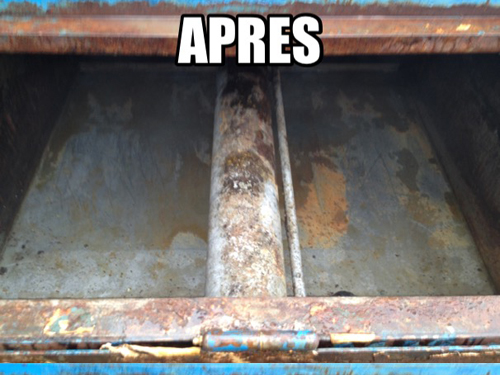 Nettoyage machine haute pression - Après