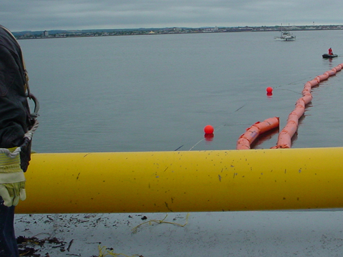 Intervention maritime, déversement