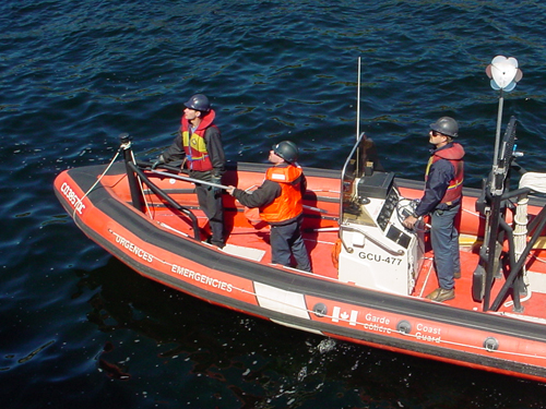 Intervention maritime, inspection