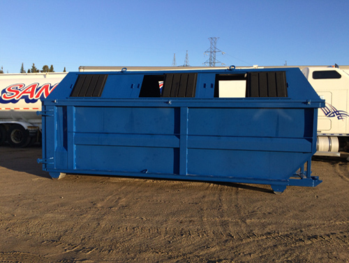 Location de boite roll-off, pour déchets dangeureux, déchet domestique, déchets de constructions avec le service de cueillette et transport